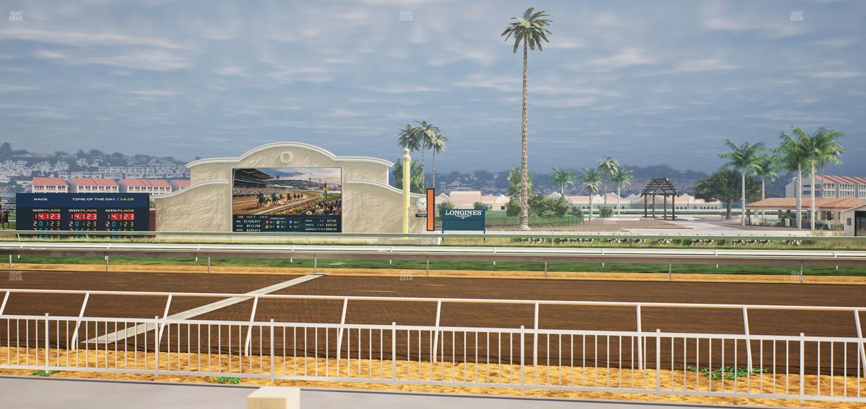 Del Mar Thoroughbred Club - Section Clubhouse Box 303 Lvl 1 Seat View