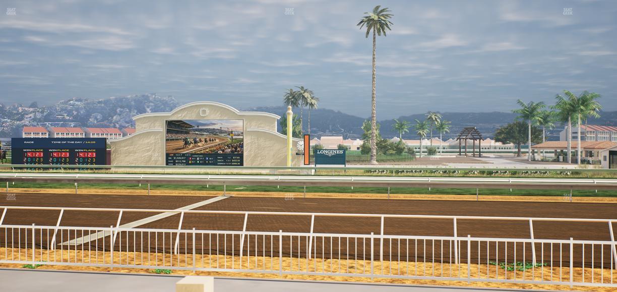 Del Mar Thoroughbred Club - Section Clubhouse Box 303 Lvl 1 Seat View