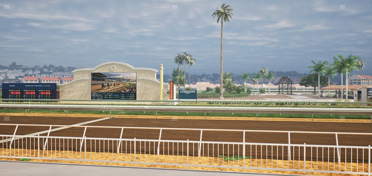 Del Mar Thoroughbred Club - Section Clubhouse Box 304 Lvl 1 Seat View