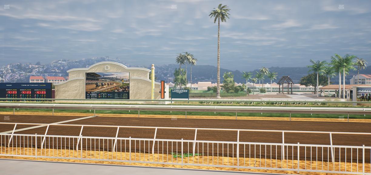 Del Mar Thoroughbred Club - Section Clubhouse Box 305 Lvl 1 Seat View