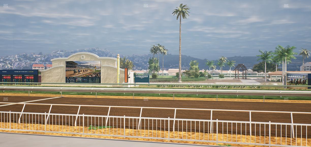 Del Mar Thoroughbred Club - Section Clubhouse Box 306 Lvl 1 Seat View