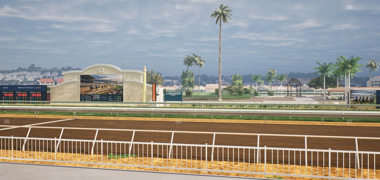 Del Mar Thoroughbred Club - Section Clubhouse Box 306 Lvl 1 Seat View