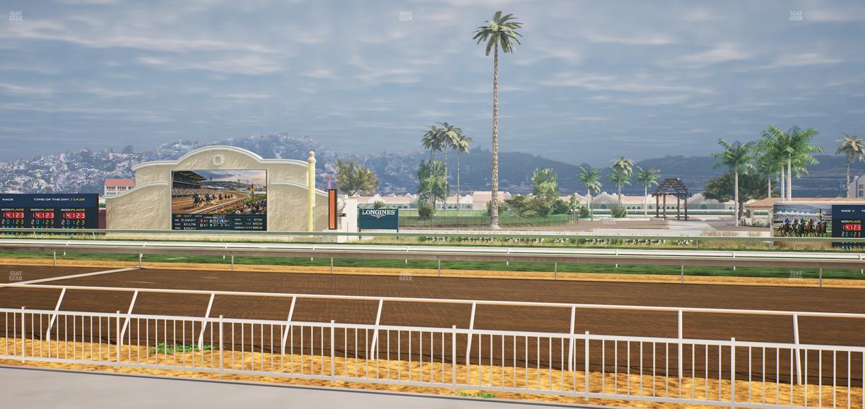 Del Mar Thoroughbred Club - Section Clubhouse Box 307 Lvl 1 Seat View
