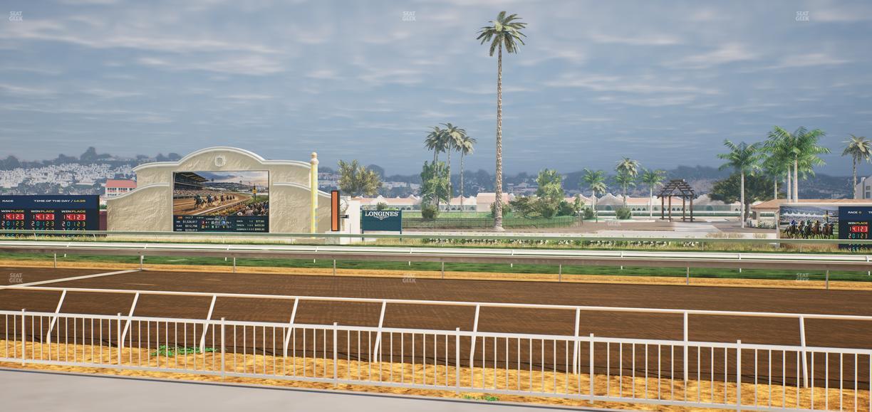 Del Mar Thoroughbred Club - Section Clubhouse Box 307 Lvl 1 Seat View