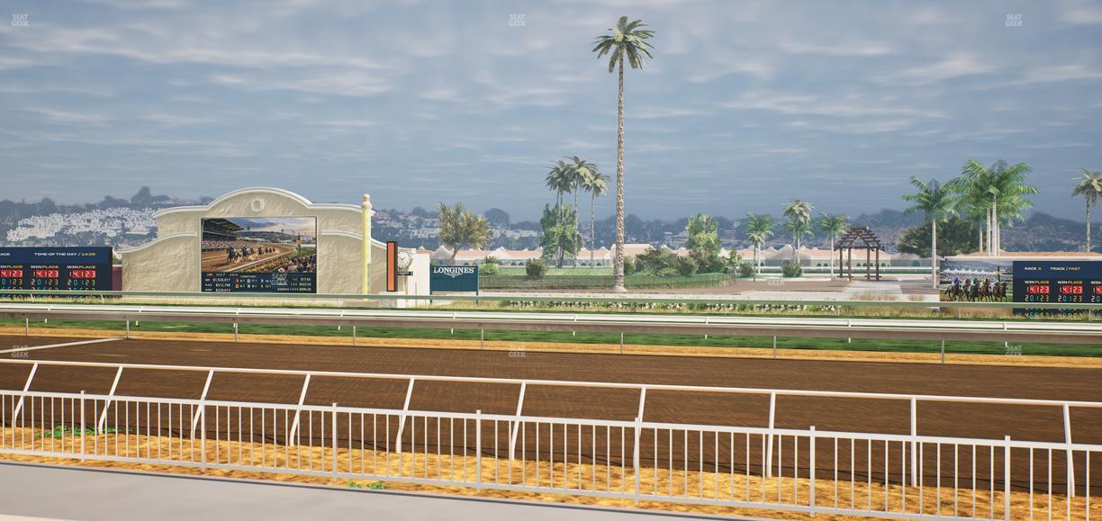 Del Mar Thoroughbred Club - Section Clubhouse Box 308 Lvl 1 Seat View