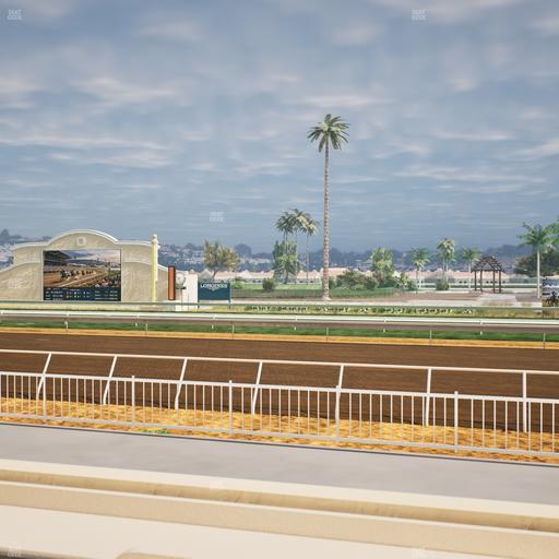 Del Mar Thoroughbred Club - Section Clubhouse Box 308 Lvl 1 Seat View