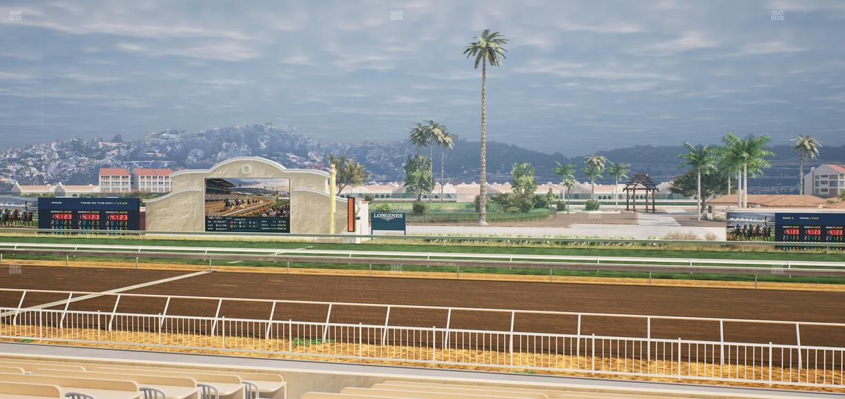 Del Mar Thoroughbred Club - Section Clubhouse Box 4 A Lvl 2 Seat View