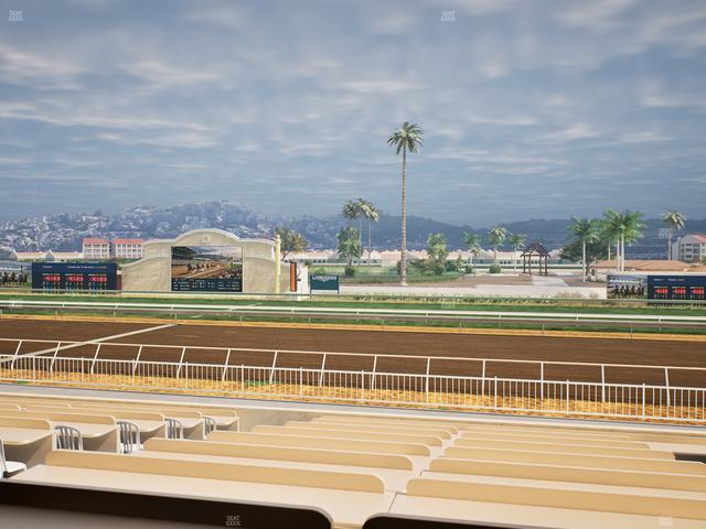 Del Mar Thoroughbred Club - Section Clubhouse Box 4 A Lvl 2 Seat View
