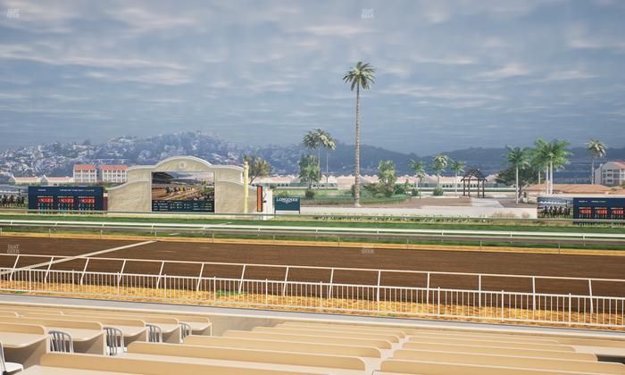 Del Mar Thoroughbred Club - Section Clubhouse Box 4 A Lvl 2 Seat View