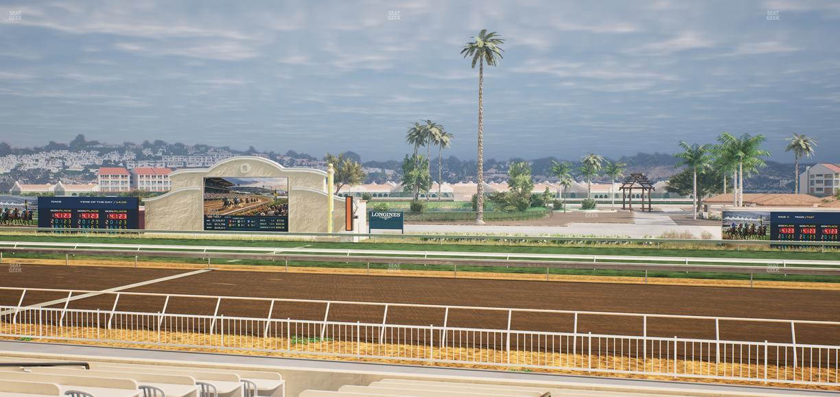 Del Mar Thoroughbred Club - Section Clubhouse Box 4 A Lvl 2 Seat View