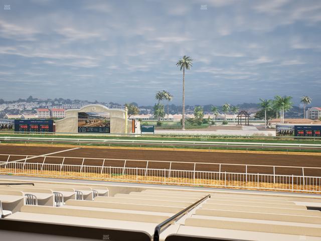 Del Mar Thoroughbred Club - Section Clubhouse Box 4 A Lvl 2 Seat View
