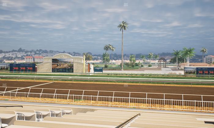 Del Mar Thoroughbred Club - Section Clubhouse Box 4 A Lvl 2 Seat View