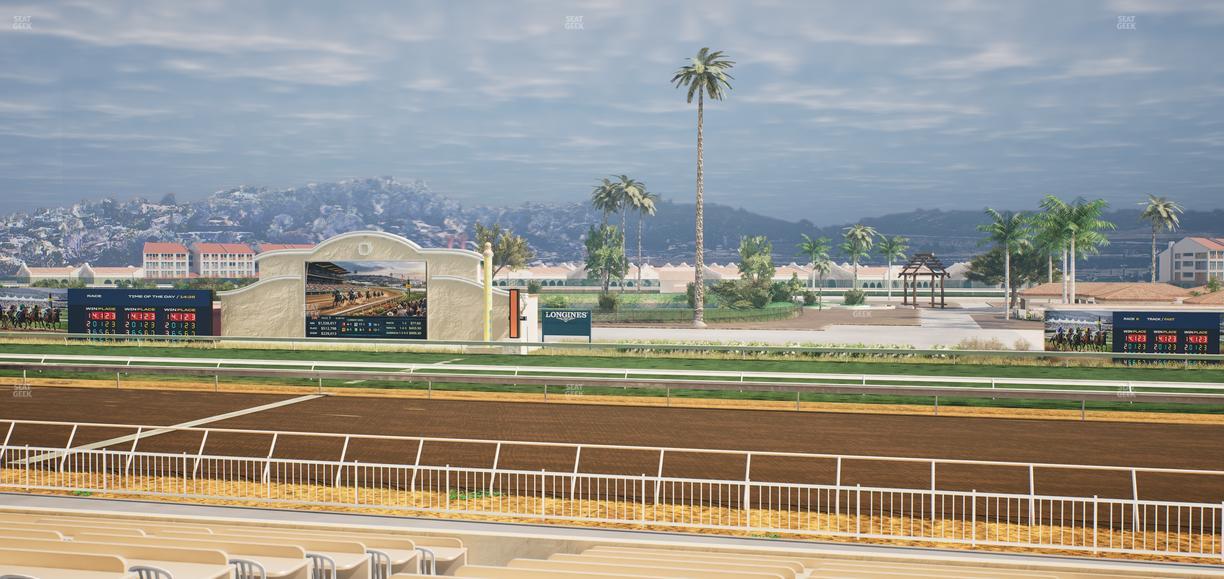 Del Mar Thoroughbred Club - Section Clubhouse Box 4 B Lvl 2 Seat View