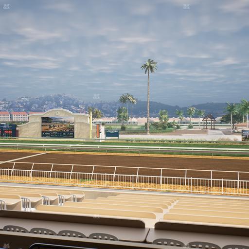 Del Mar Thoroughbred Club - Section Clubhouse Box 4 B Lvl 2 Seat View