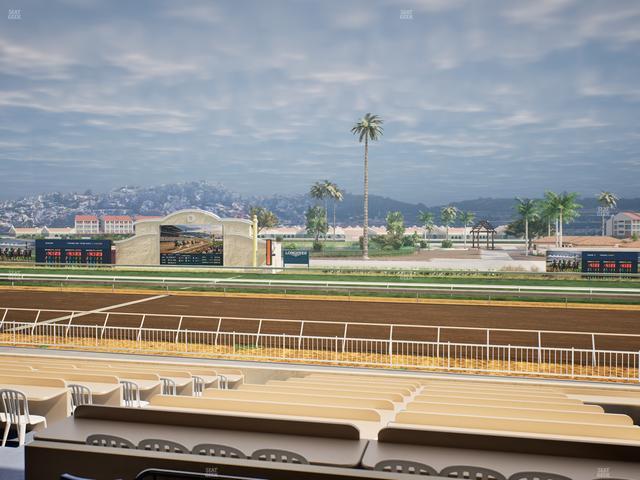Del Mar Thoroughbred Club - Section Clubhouse Box 4 B Lvl 2 Seat View