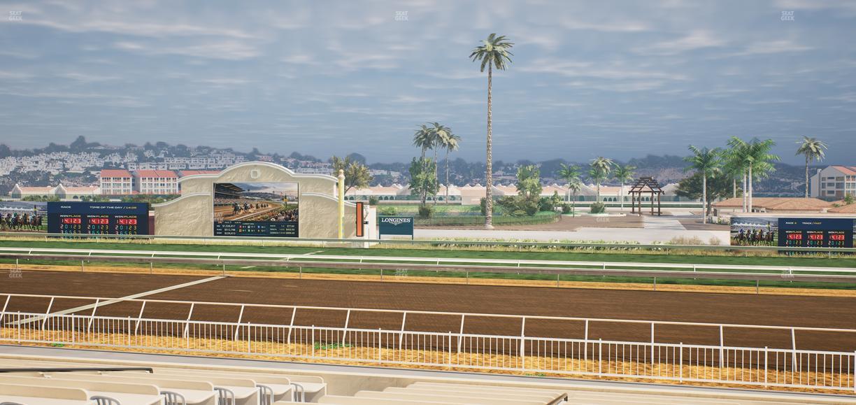 Del Mar Thoroughbred Club - Section Clubhouse Box 4 B Lvl 2 Seat View