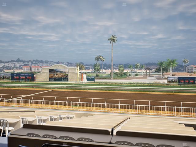 Del Mar Thoroughbred Club - Section Clubhouse Box 4 B Lvl 2 Seat View