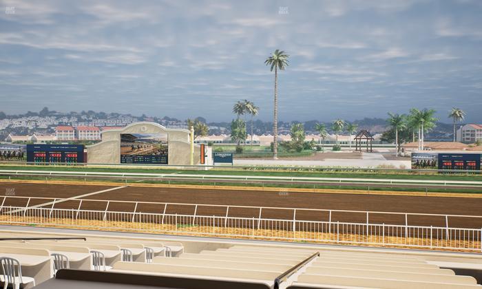Del Mar Thoroughbred Club - Section Clubhouse Box 4 B Lvl 2 Seat View