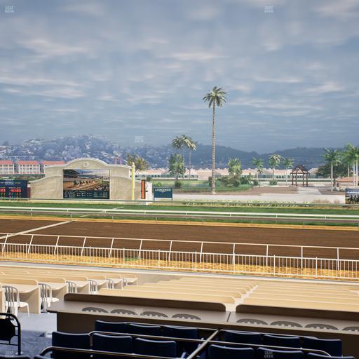 Del Mar Thoroughbred Club - Section Clubhouse Box 4 C Lvl 2 Seat View