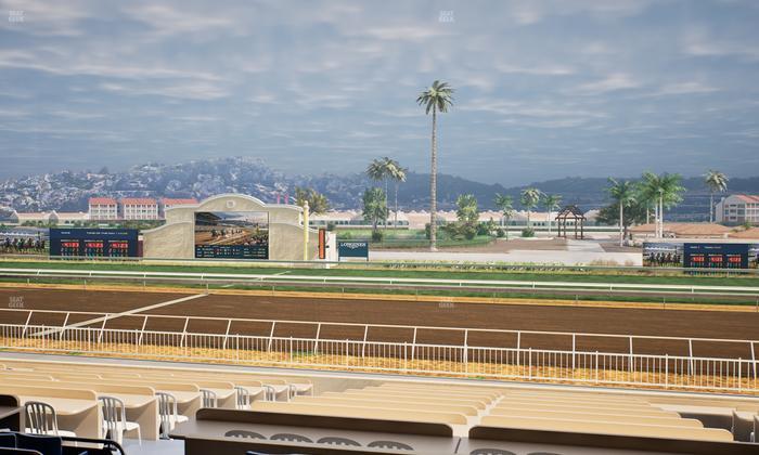 Del Mar Thoroughbred Club - Section Clubhouse Box 4 C Lvl 2 Seat View