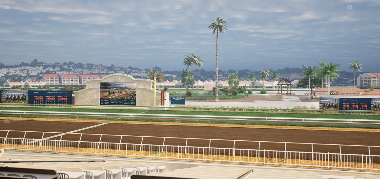 Del Mar Thoroughbred Club - Section Clubhouse Box 4 D Lvl 2 Seat View