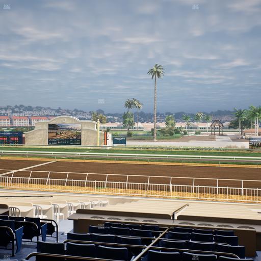 Del Mar Thoroughbred Club - Section Clubhouse Box 4 D Lvl 2 Seat View
