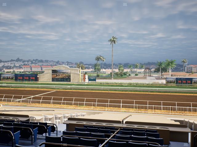 Del Mar Thoroughbred Club - Section Clubhouse Box 4 D Lvl 2 Seat View
