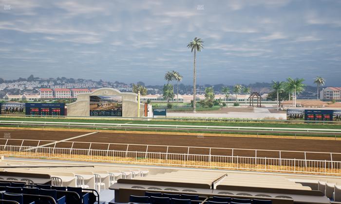 Del Mar Thoroughbred Club - Section Clubhouse Box 4 D Lvl 2 Seat View