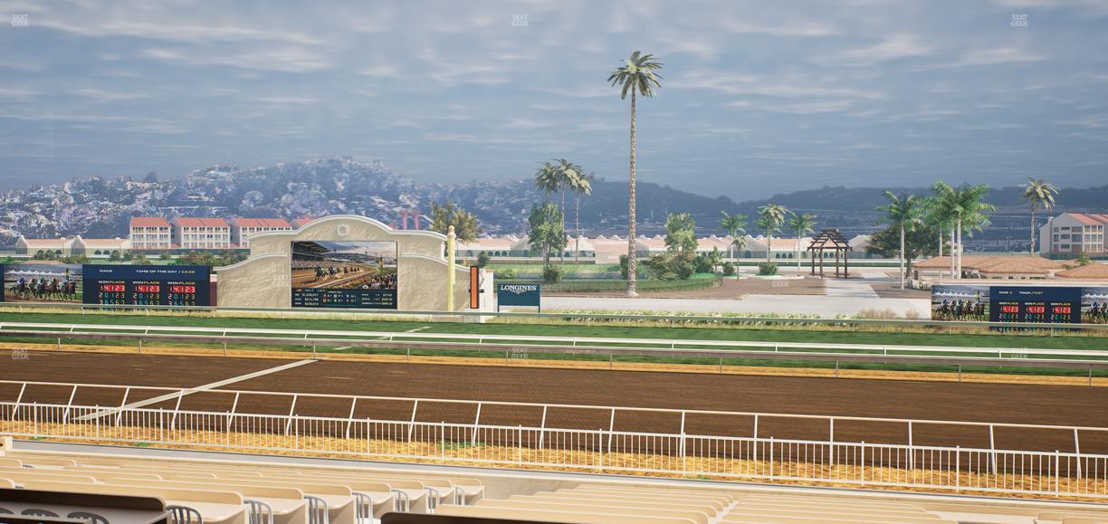 Del Mar Thoroughbred Club - Section Clubhouse Box 4 D Lvl 2 Seat View