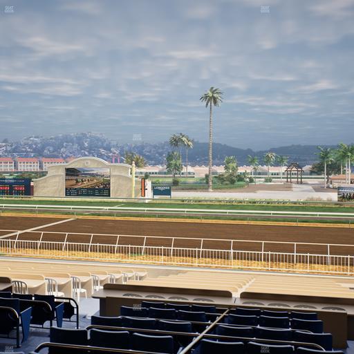 Del Mar Thoroughbred Club - Section Clubhouse Box 4 D Lvl 2 Seat View
