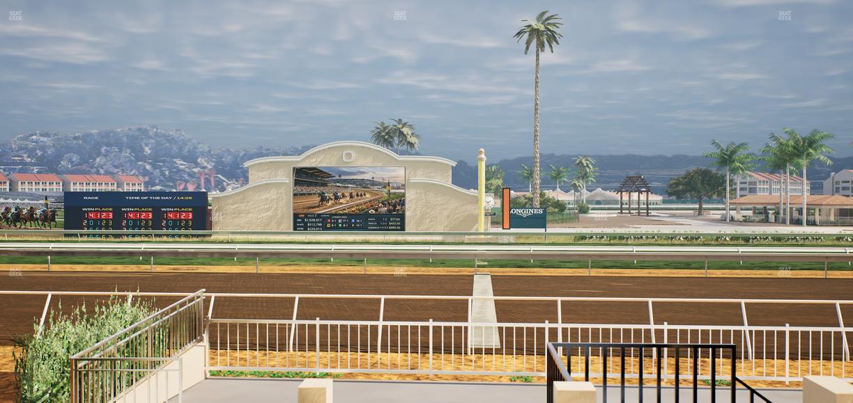 Del Mar Thoroughbred Club - Section Clubhouse Box 401 Lvl 1 Seat View