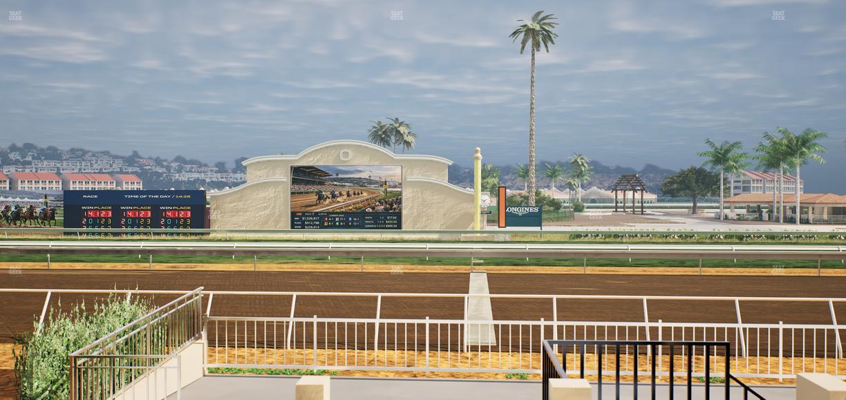 Del Mar Thoroughbred Club - Section Clubhouse Box 401 Lvl 1 Seat View