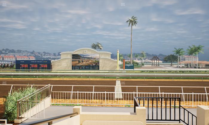 Del Mar Thoroughbred Club - Section Clubhouse Box 401 Lvl 1 Seat View