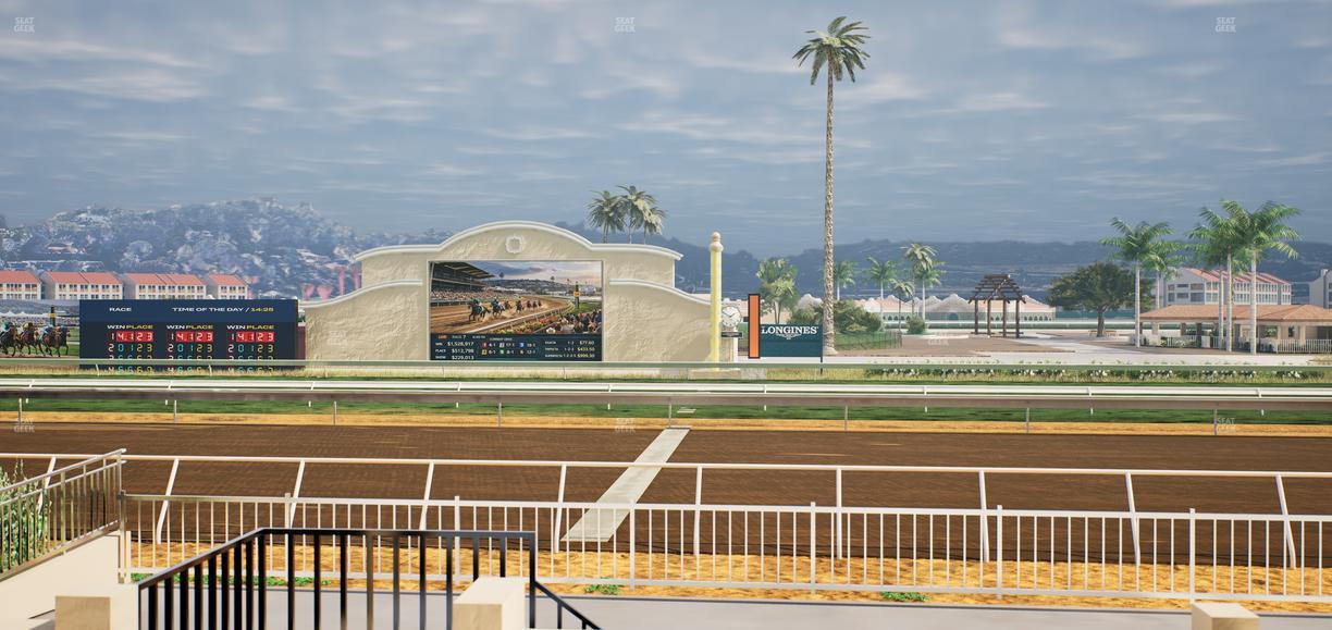 Del Mar Thoroughbred Club - Section Clubhouse Box 402 Lvl 1 Seat View