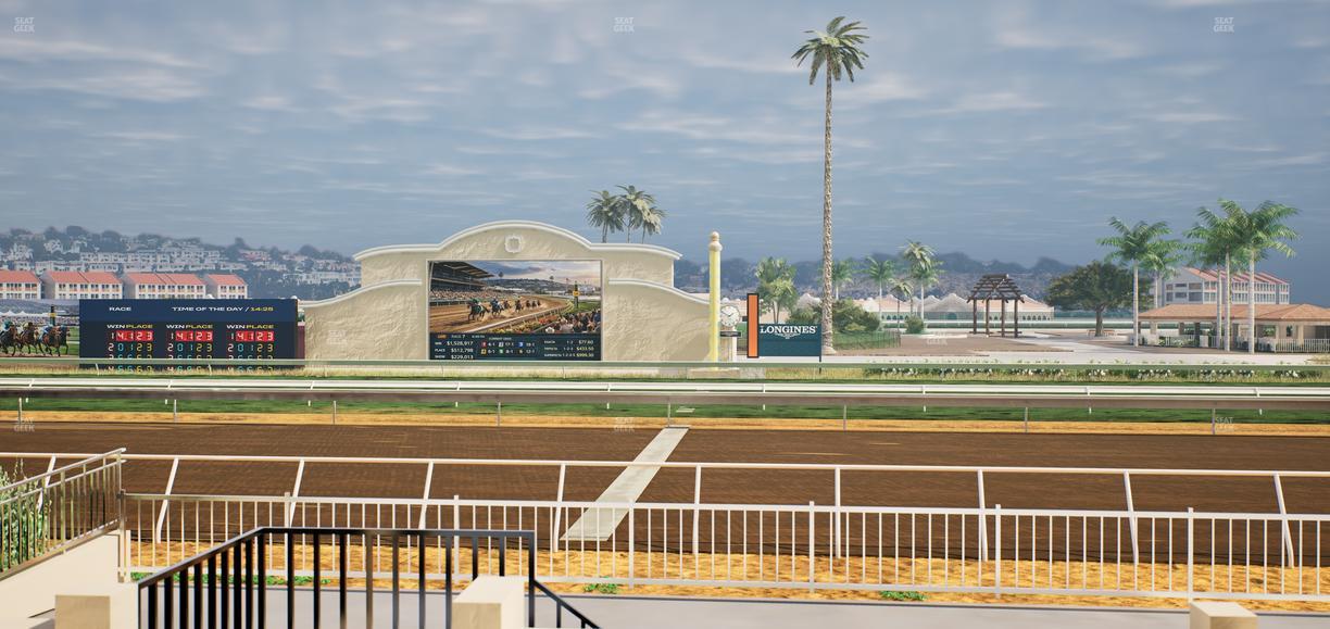 Del Mar Thoroughbred Club - Section Clubhouse Box 402 Lvl 1 Seat View