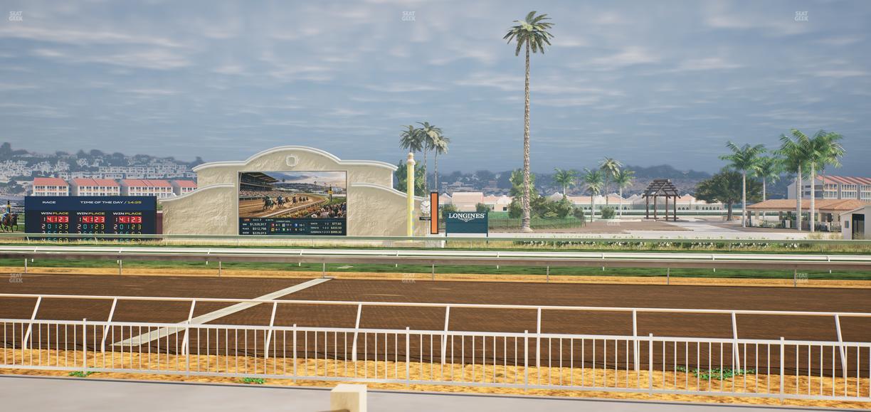 Del Mar Thoroughbred Club - Section Clubhouse Box 403 Lvl 1 Seat View