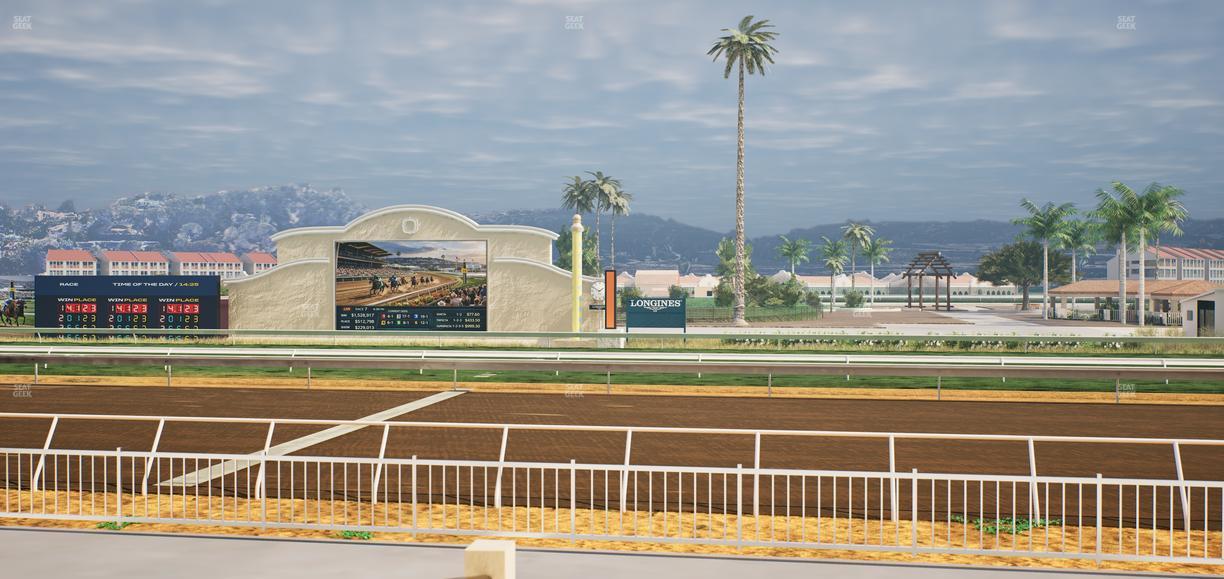 Del Mar Thoroughbred Club - Section Clubhouse Box 403 Lvl 1 Seat View