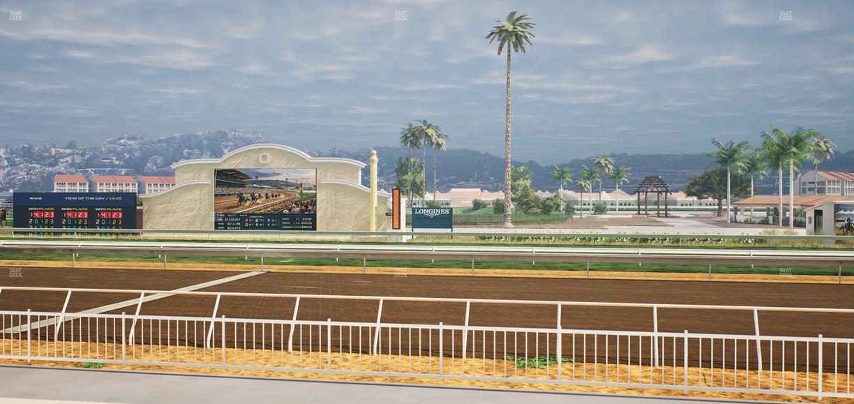 Del Mar Thoroughbred Club - Section Clubhouse Box 404 Lvl 1 Seat View
