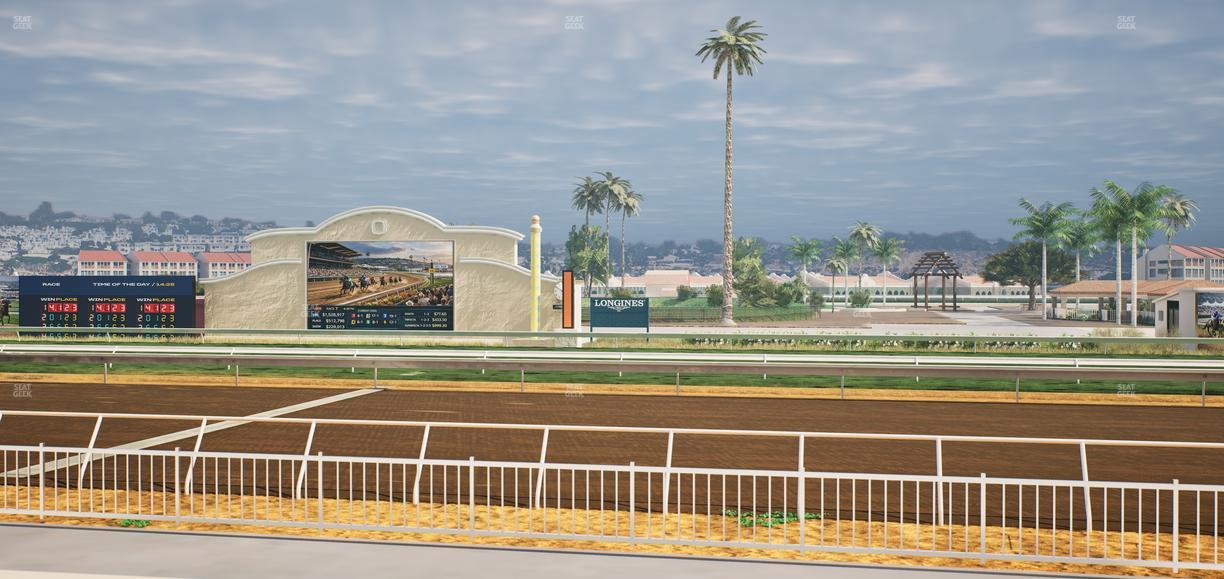 Del Mar Thoroughbred Club - Section Clubhouse Box 404 Lvl 1 Seat View