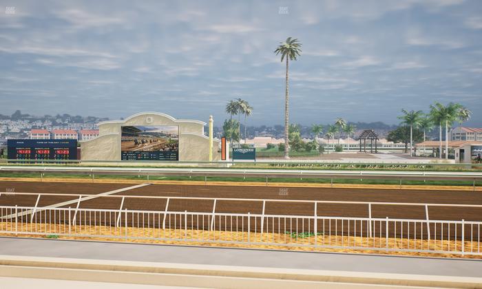 Del Mar Thoroughbred Club - Section Clubhouse Box 404 Lvl 1 Seat View