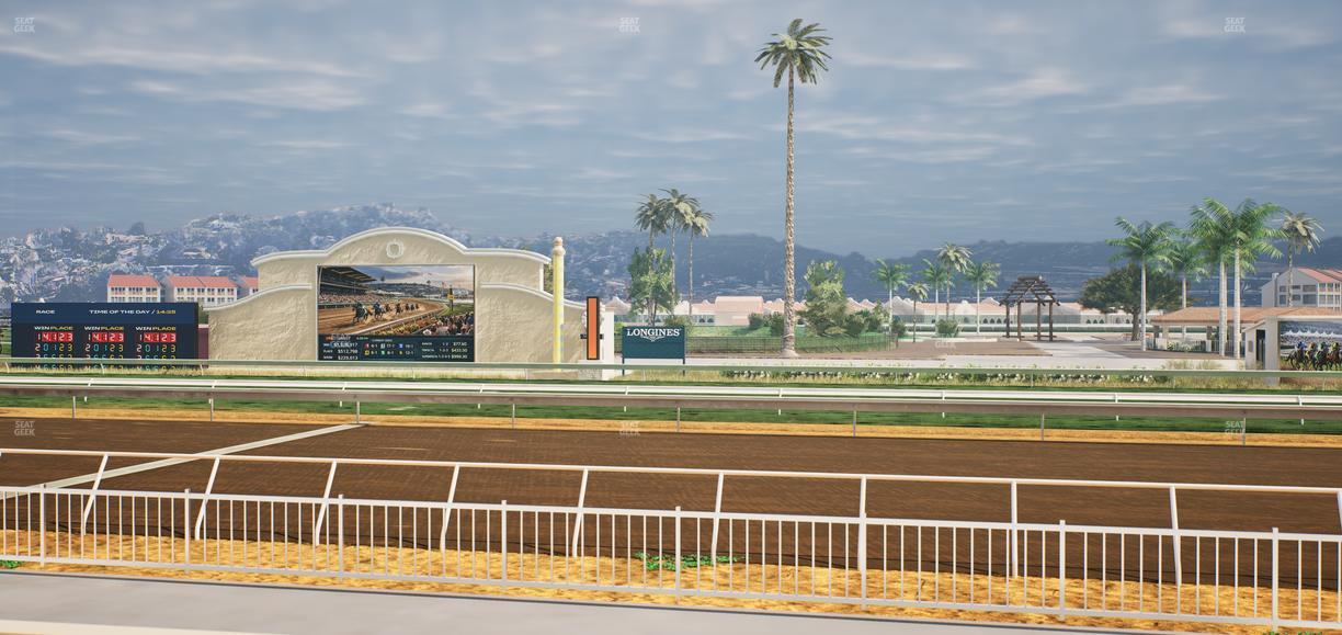 Del Mar Thoroughbred Club - Section Clubhouse Box 405 Lvl 1 Seat View