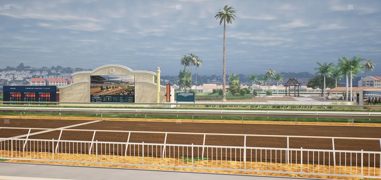Del Mar Thoroughbred Club - Section Clubhouse Box 405 Lvl 1 Seat View