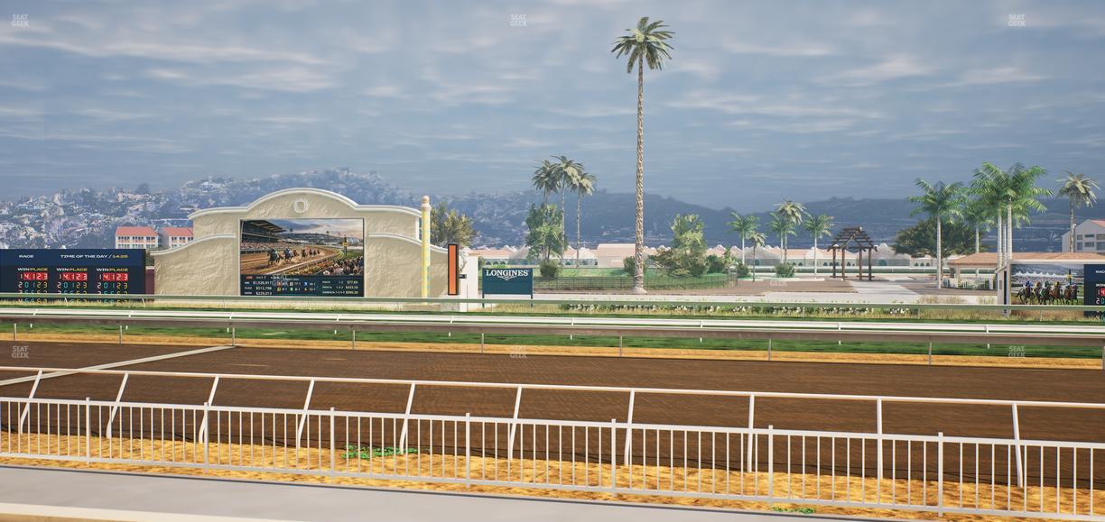 Del Mar Thoroughbred Club - Section Clubhouse Box 406 Lvl 1 Seat View