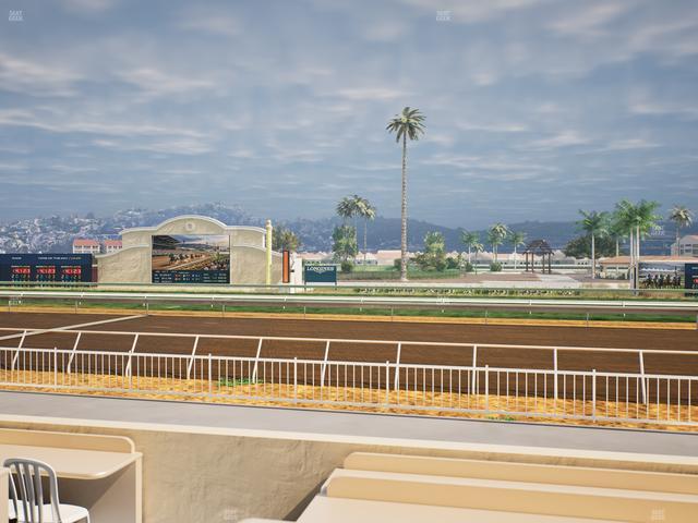 Del Mar Thoroughbred Club - Section Clubhouse Box 406 Lvl 1 Seat View