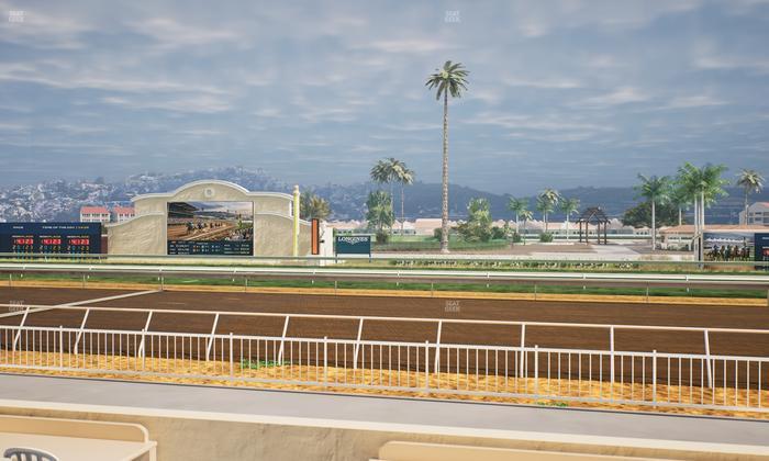 Del Mar Thoroughbred Club - Section Clubhouse Box 406 Lvl 1 Seat View