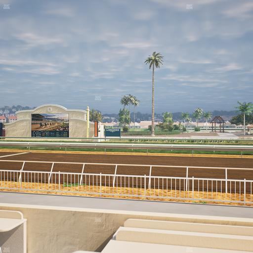 Del Mar Thoroughbred Club - Section Clubhouse Box 406 Lvl 1 Seat View