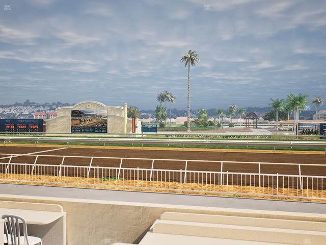 Del Mar Thoroughbred Club - Section Clubhouse Box 406 Lvl 1 Seat View