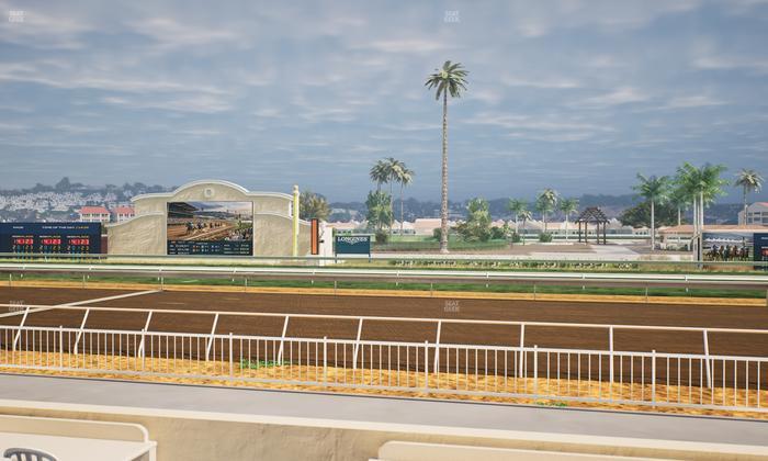 Del Mar Thoroughbred Club - Section Clubhouse Box 406 Lvl 1 Seat View