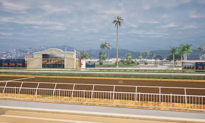 Del Mar Thoroughbred Club - Section Clubhouse Box 407 Lvl 1 Seat View