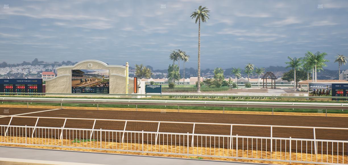 Del Mar Thoroughbred Club - Section Clubhouse Box 407 Lvl 1 Seat View